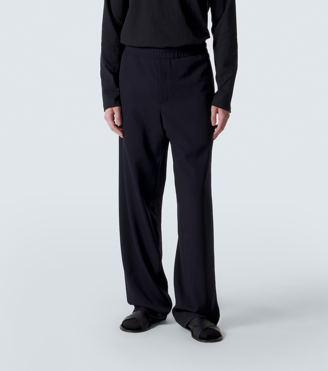 Ari wool wide-leg pants | The Row