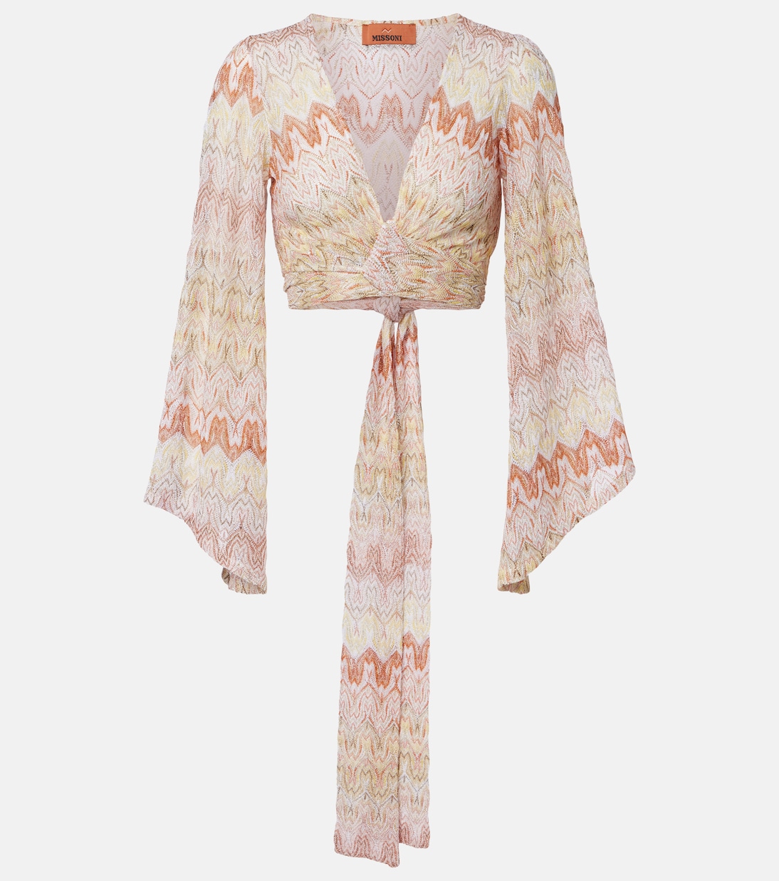 Cropped-Top aus Häkelstrick | Missoni