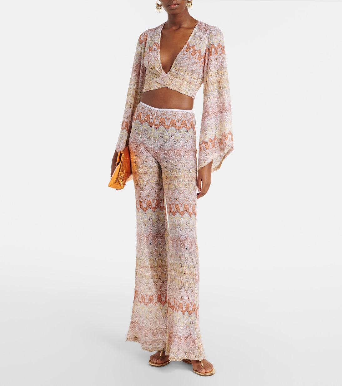 Cropped-Top aus Häkelstrick | Missoni