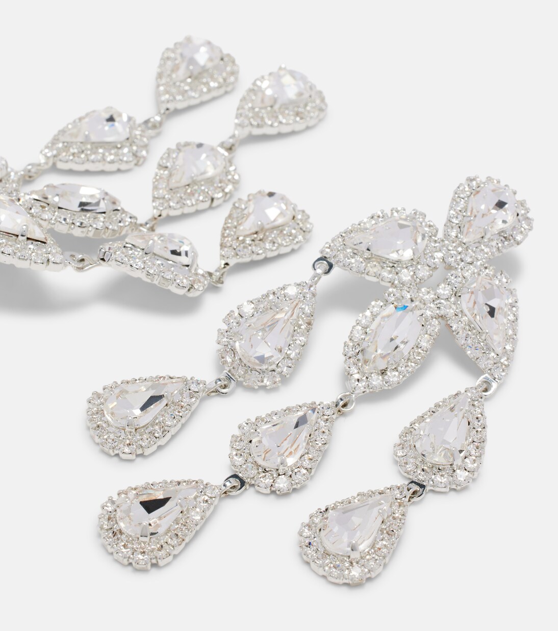 Crystal-embellished drop earrings | Magda Butrym