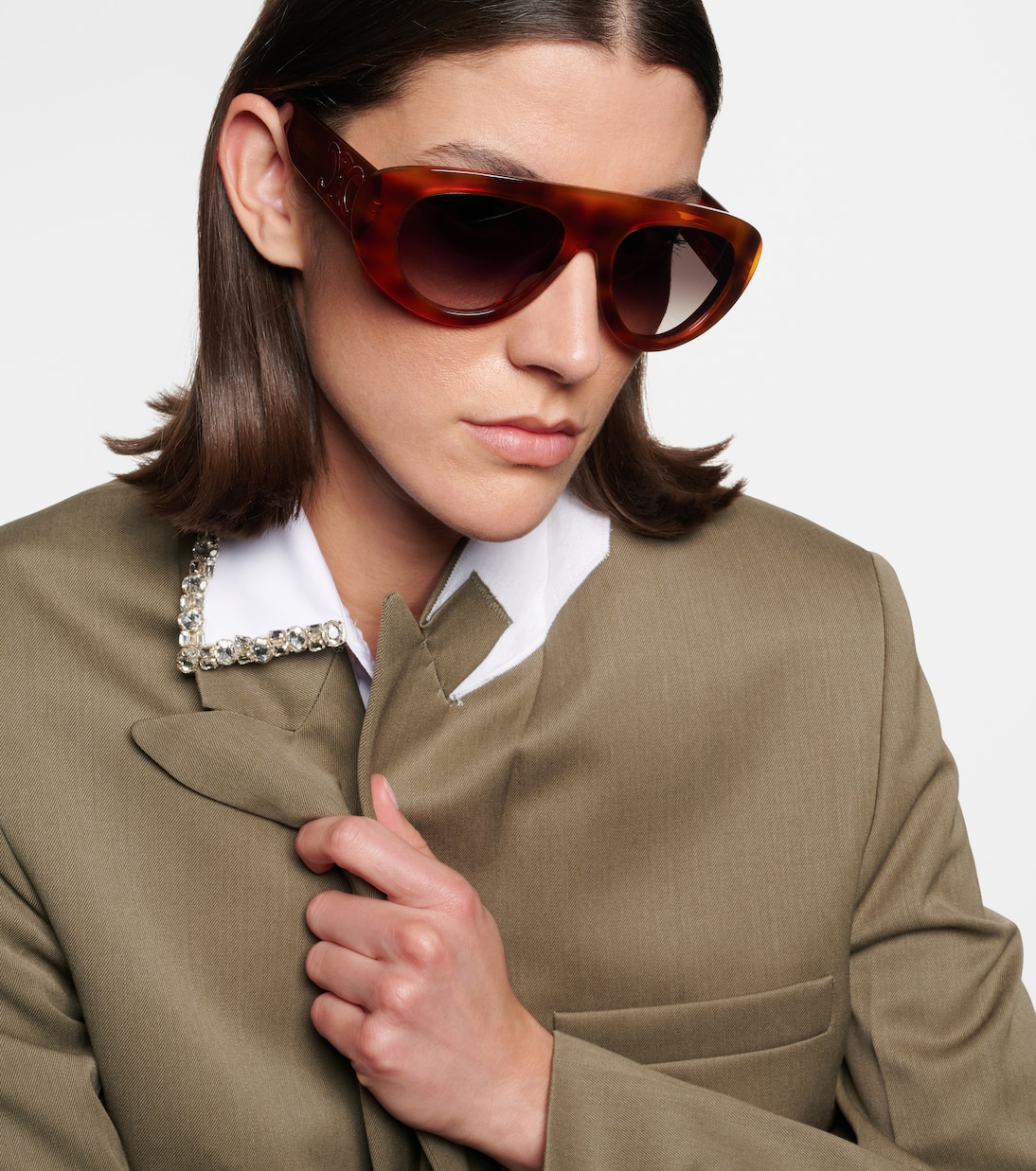 Triomphe Stamp aviator sunglasses | Celine Eyewear