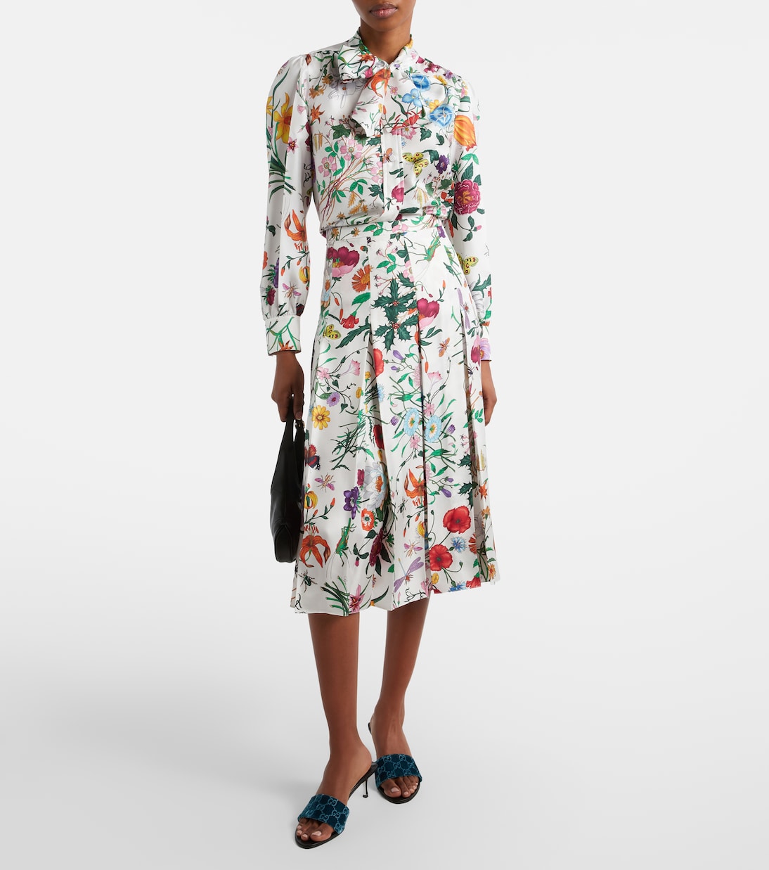 Mules GG en velours | Gucci