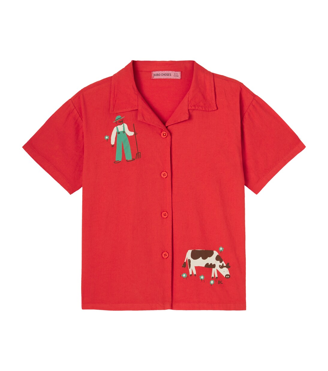 Printed cotton shirt | Bobo Choses