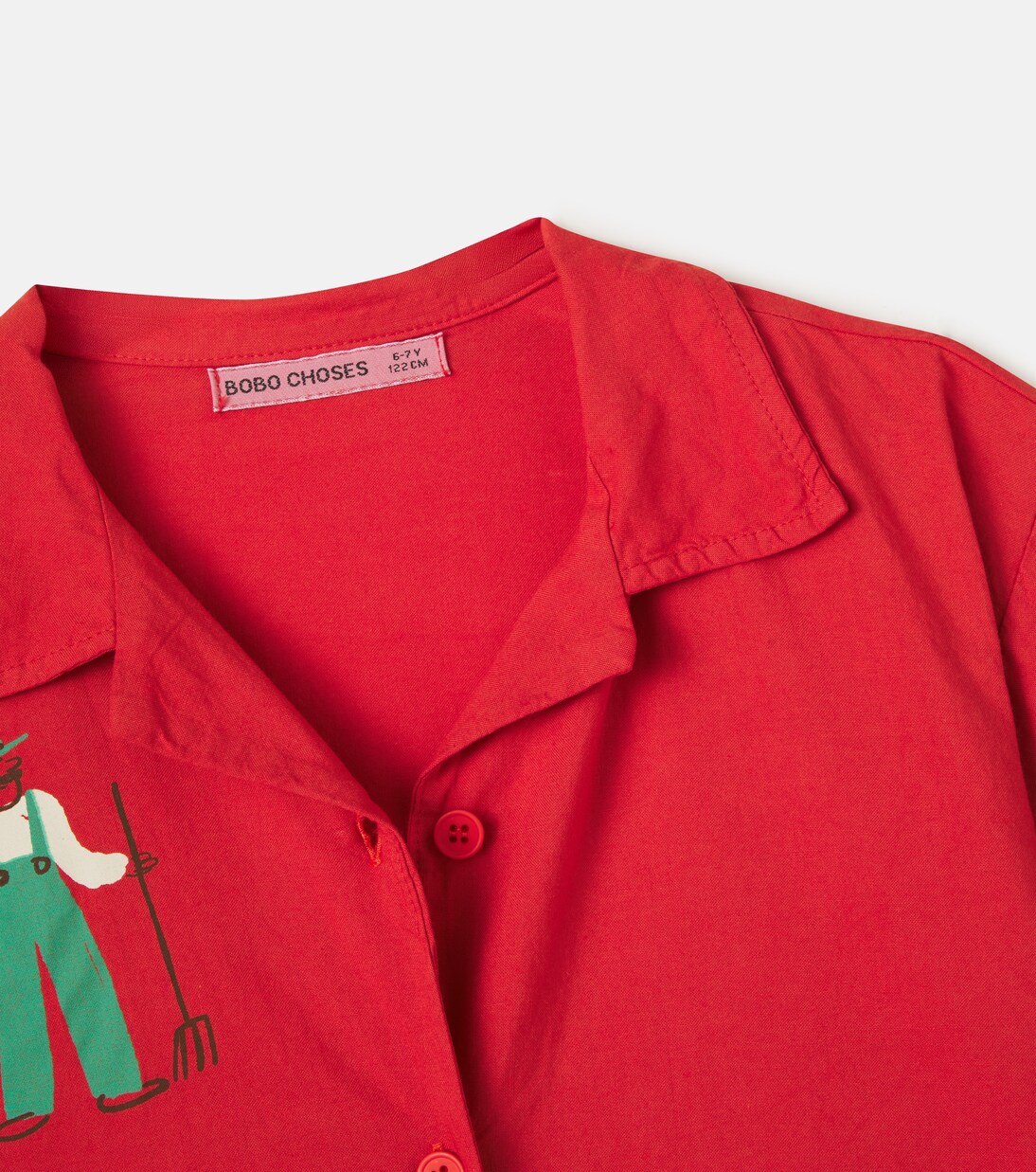 Printed cotton shirt | Bobo Choses