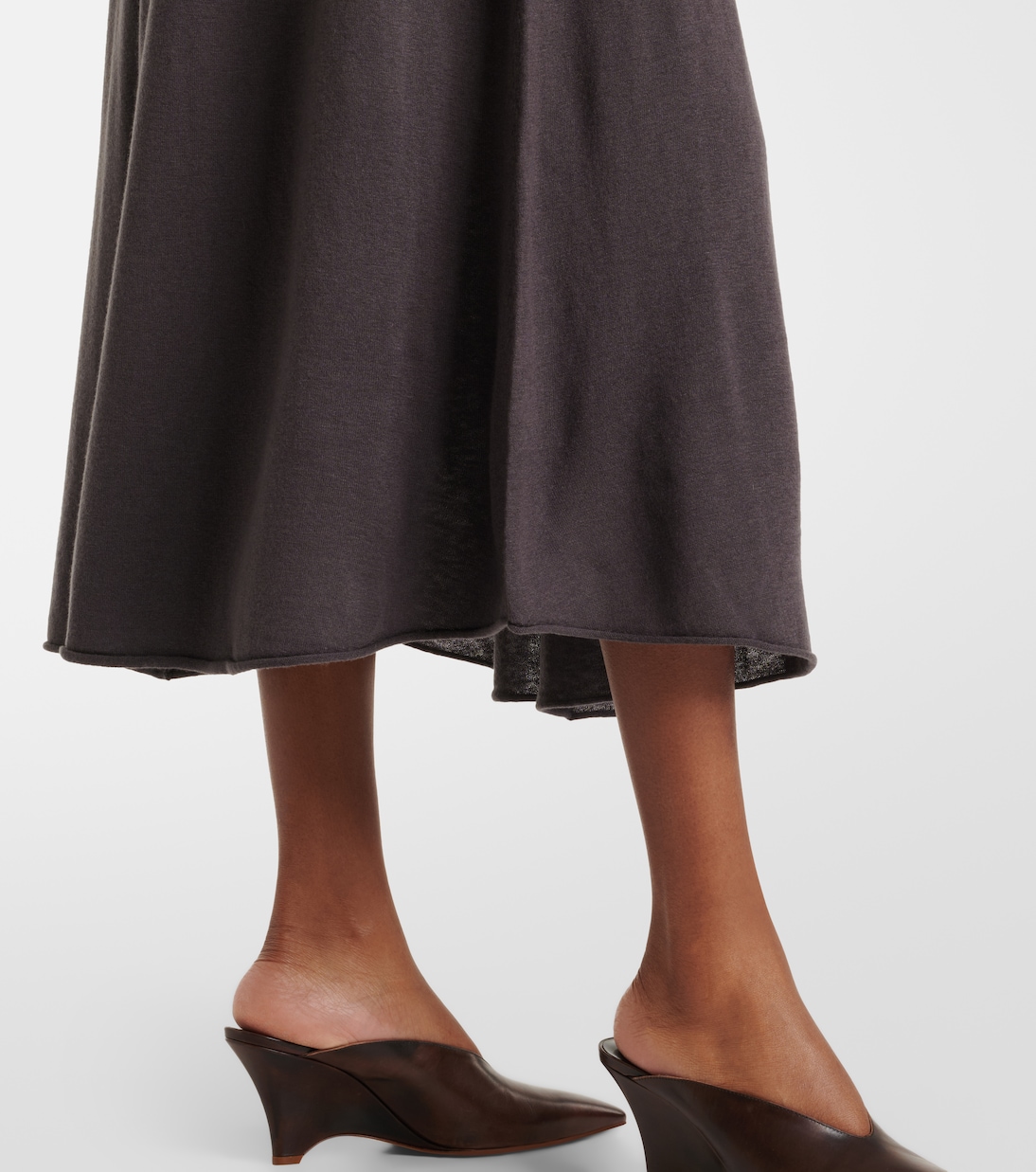 Gonna midi N°470 Seduce in lana e cashmere | Extreme Cashmere