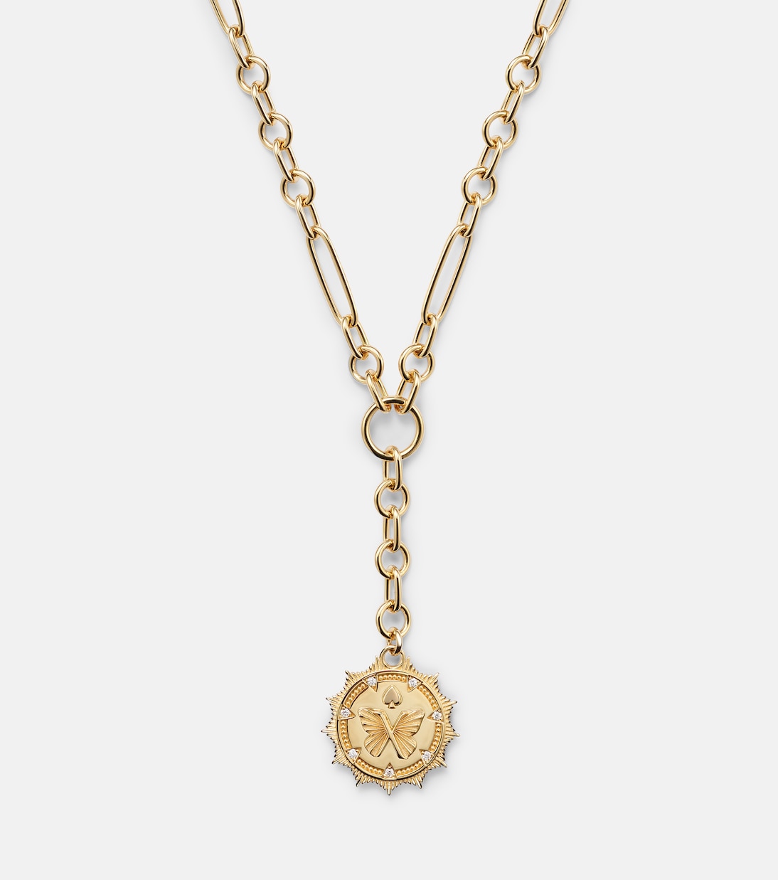 Halskette Reverie Small aus 18kt Gelbgold mit Diamanten | FoundRae