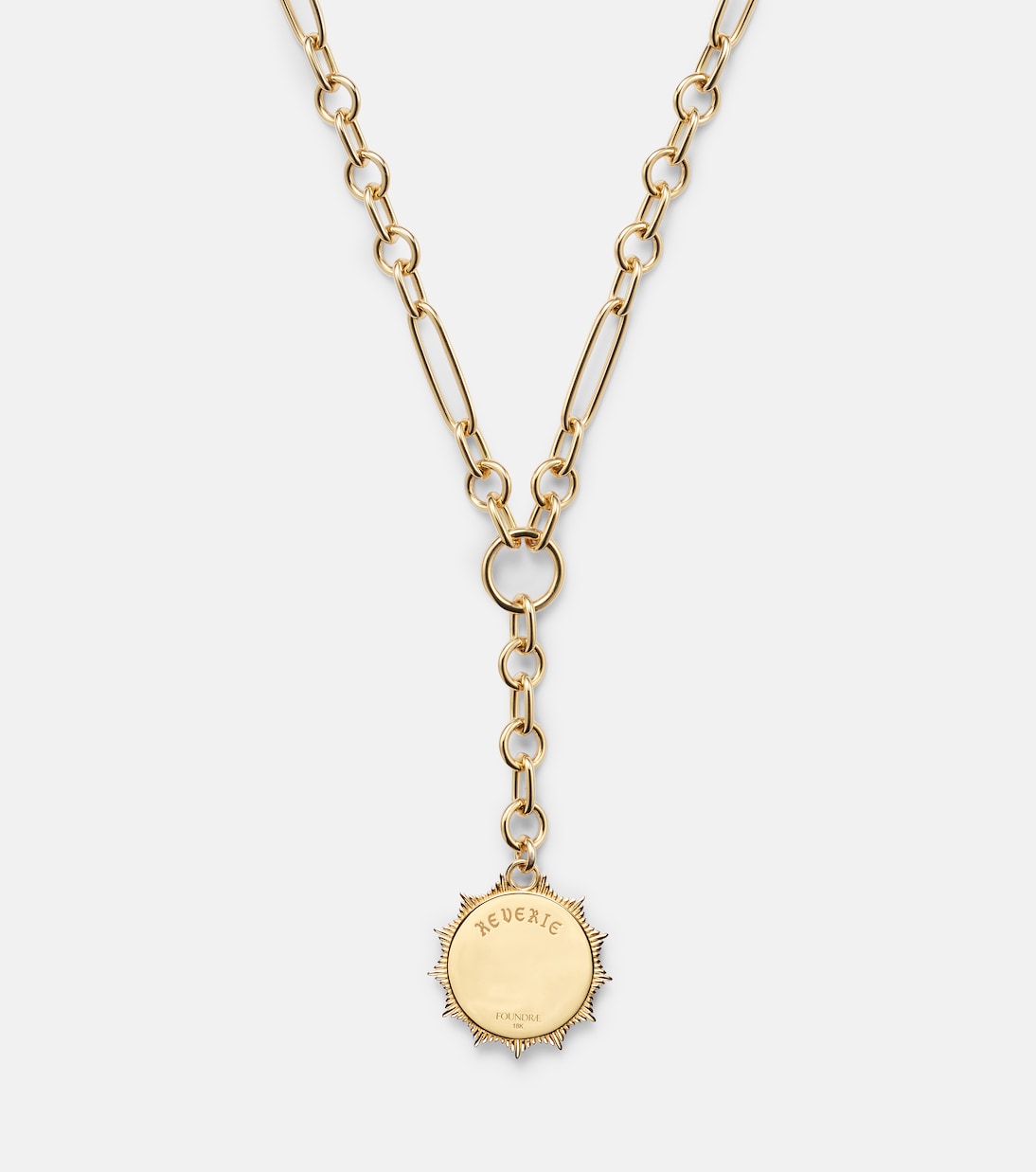 Halskette Reverie Small aus 18kt Gelbgold mit Diamanten | FoundRae