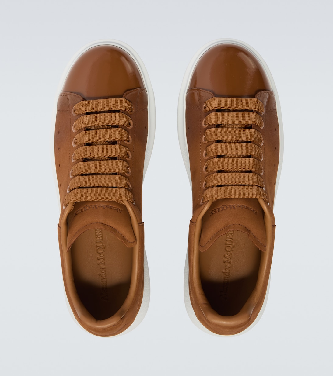 Oversized leather sneakers | McQueen
