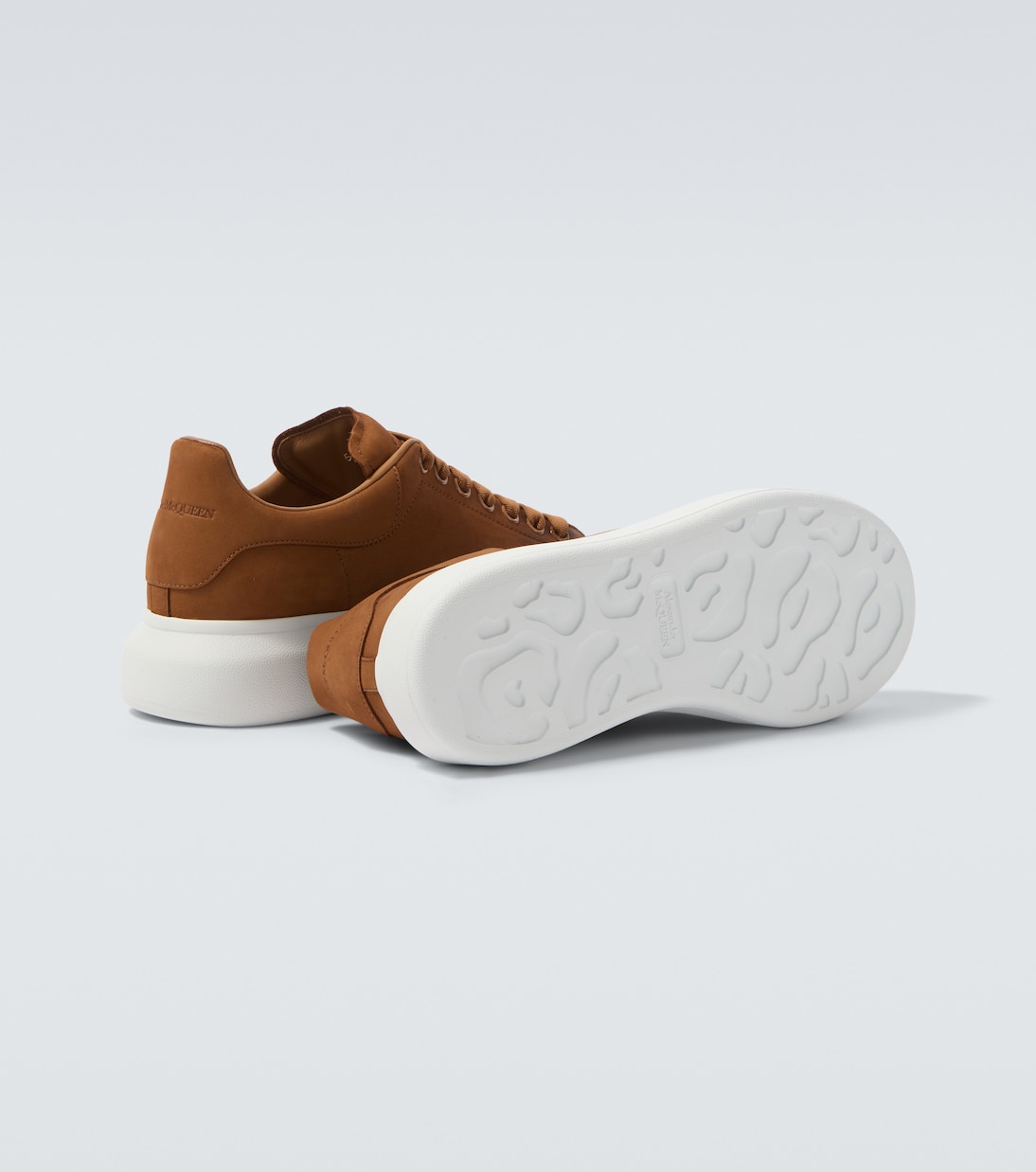 Oversized leather sneakers | McQueen