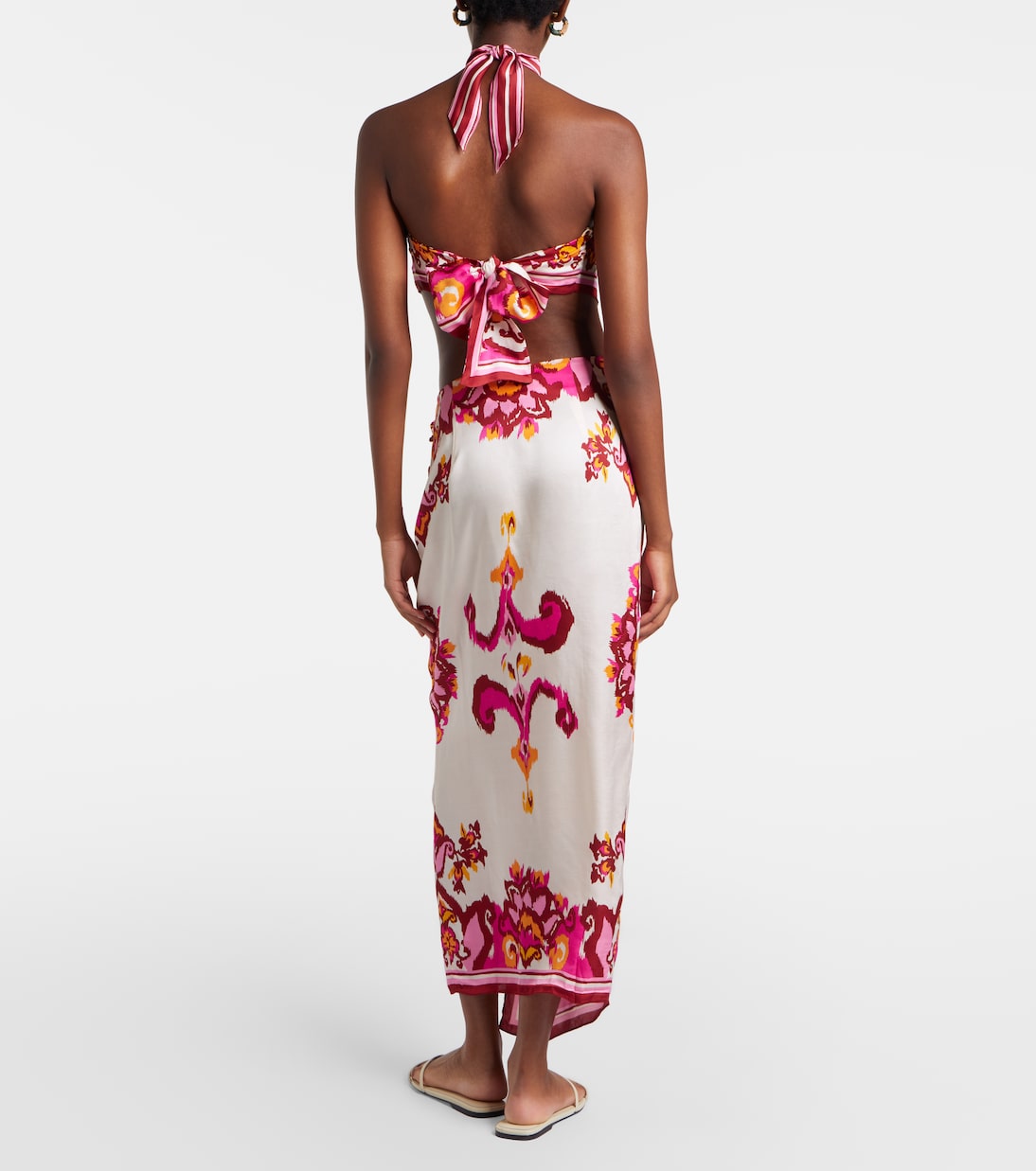 Falda envolvente Dana estampada | Poupette St Barth