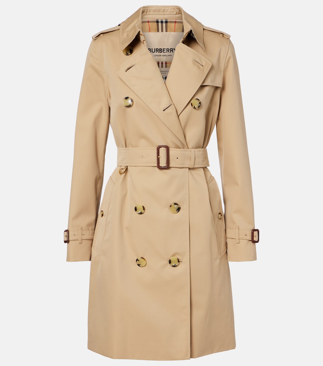 Cotton gabardine trench coat | Burberry