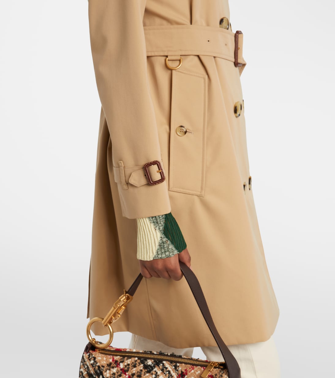 Cotton gabardine trench coat | Burberry