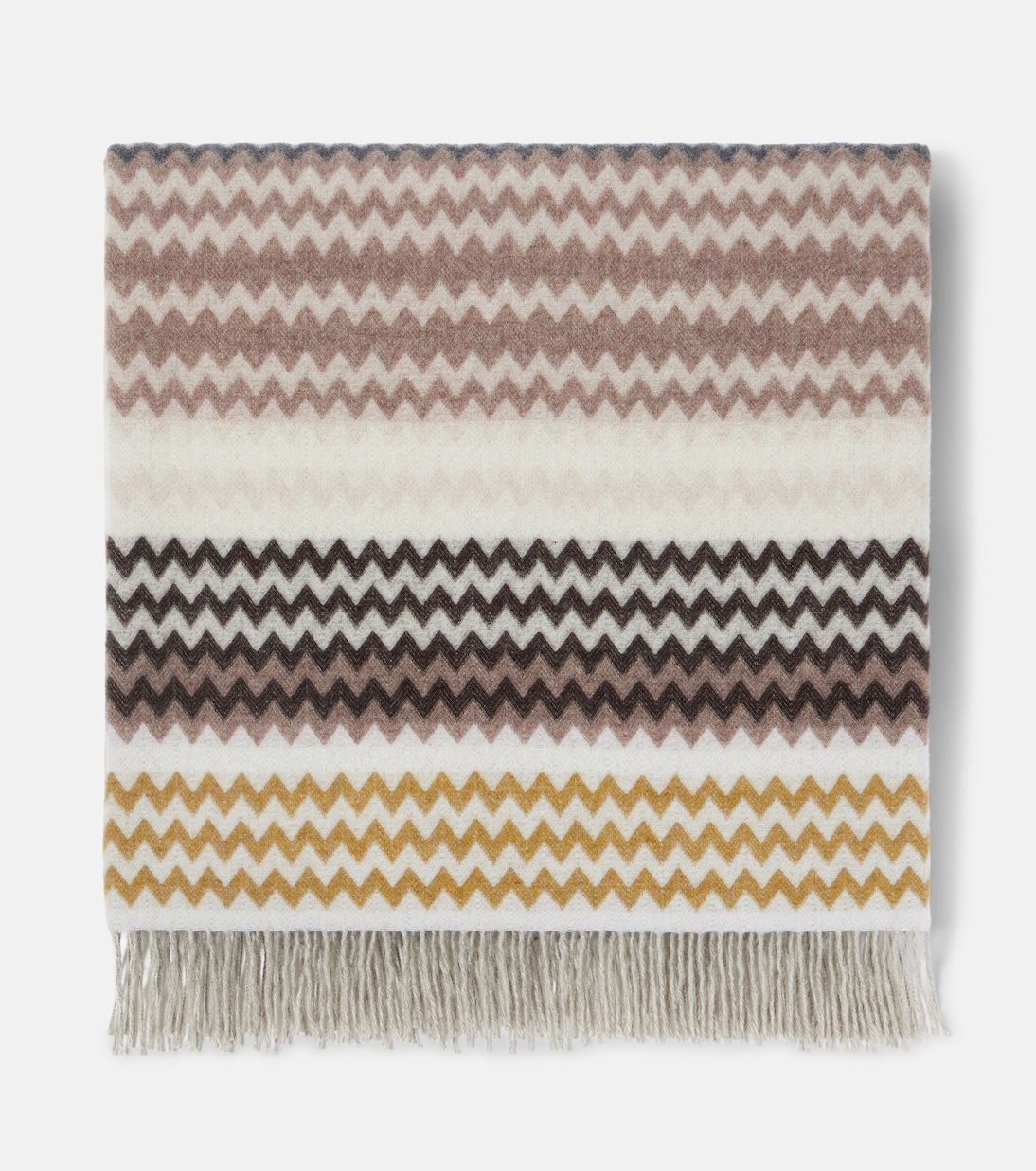 Humbert fringed wool-blend throw | Missoni
