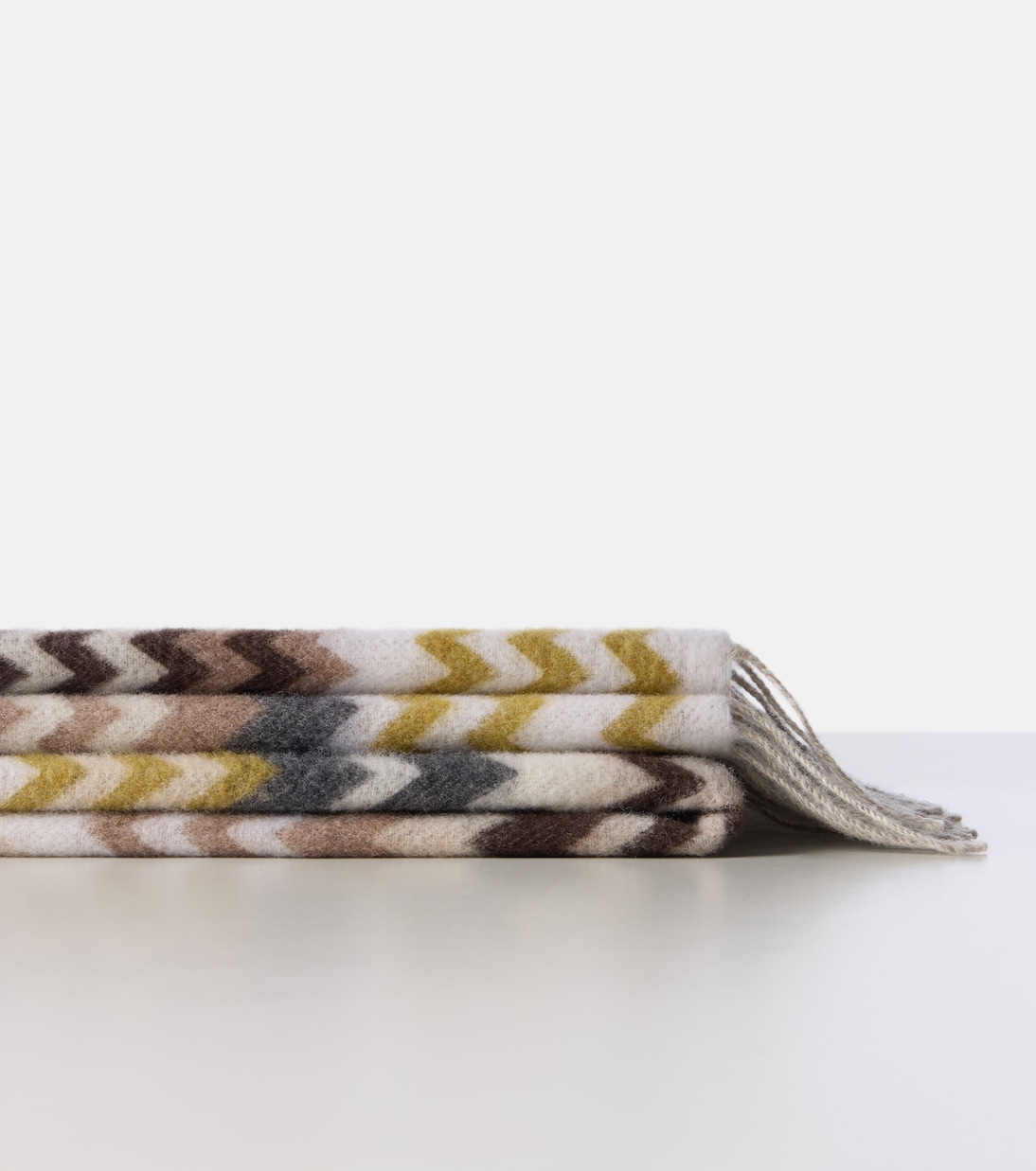 Humbert fringed wool-blend throw | Missoni