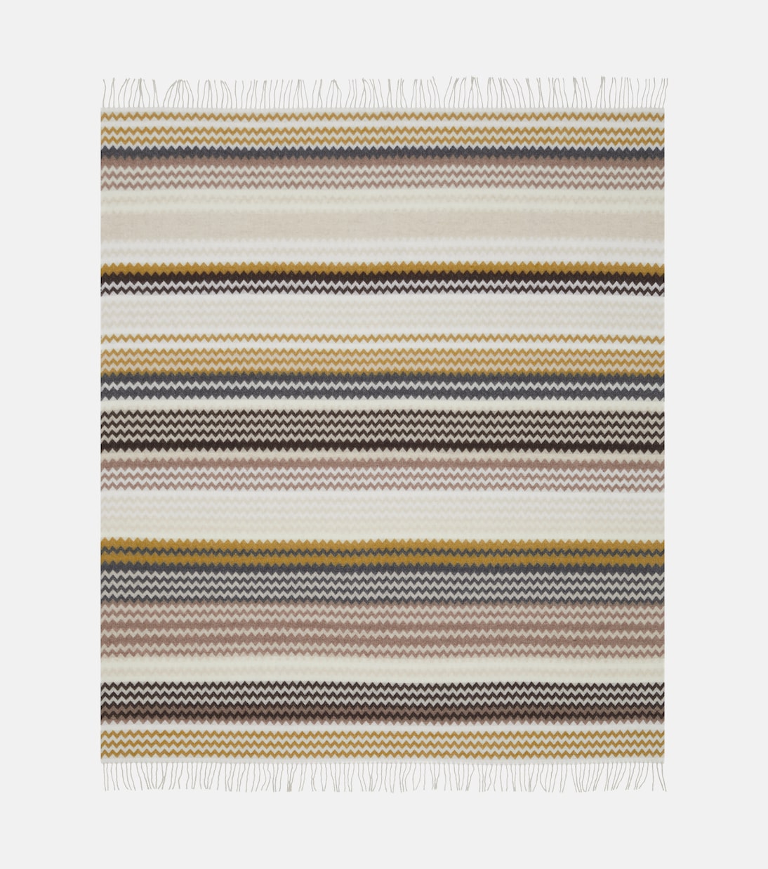 Humbert fringed wool-blend throw | Missoni