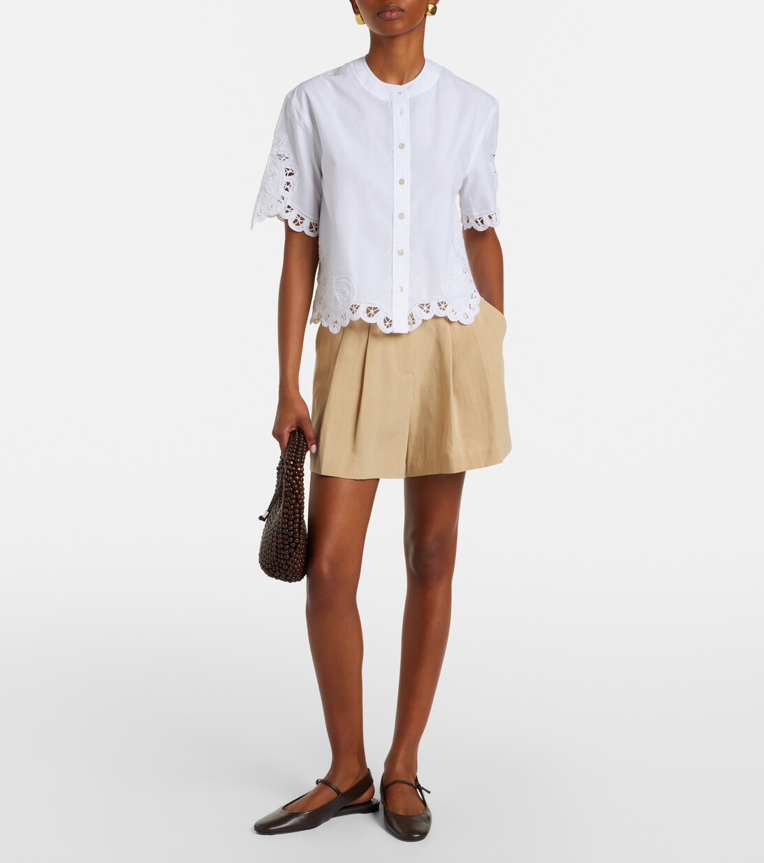 Gables褶裥短裤 | Veronica Beard