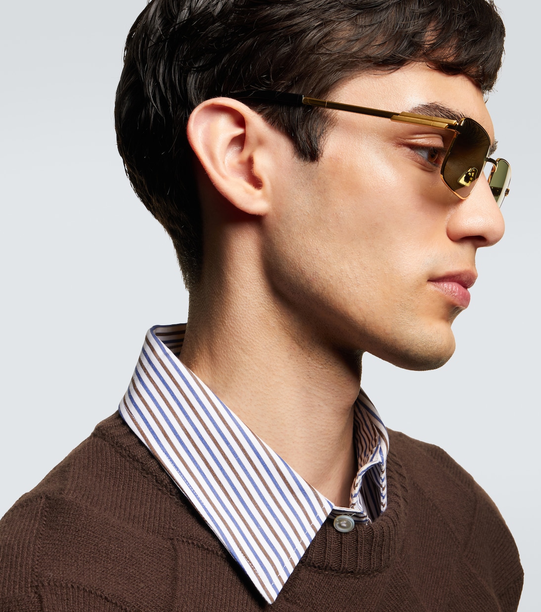 Classic rectangular sunglasses | Bottega Veneta