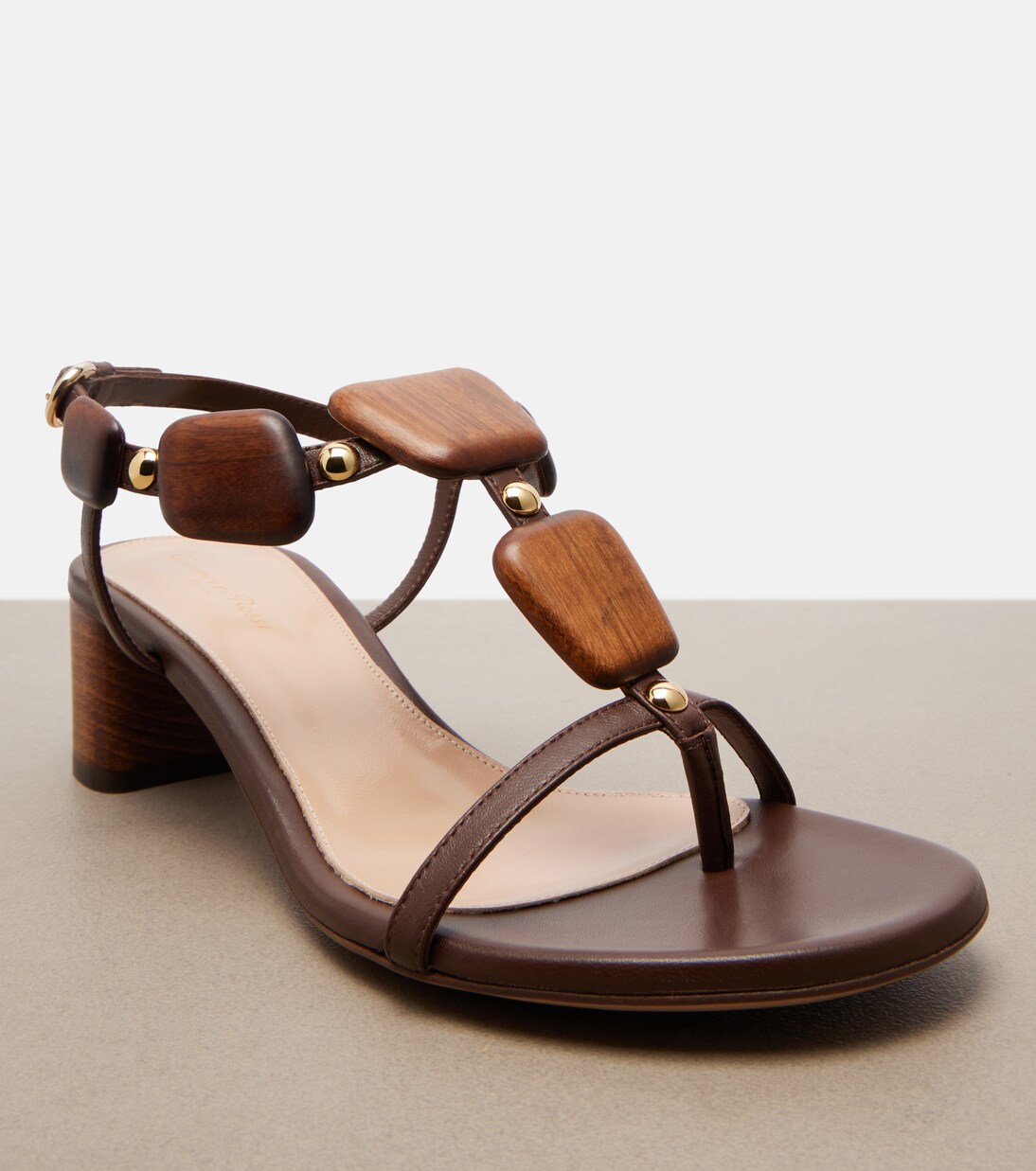 Embellished leather sandals | Gianvito Rossi