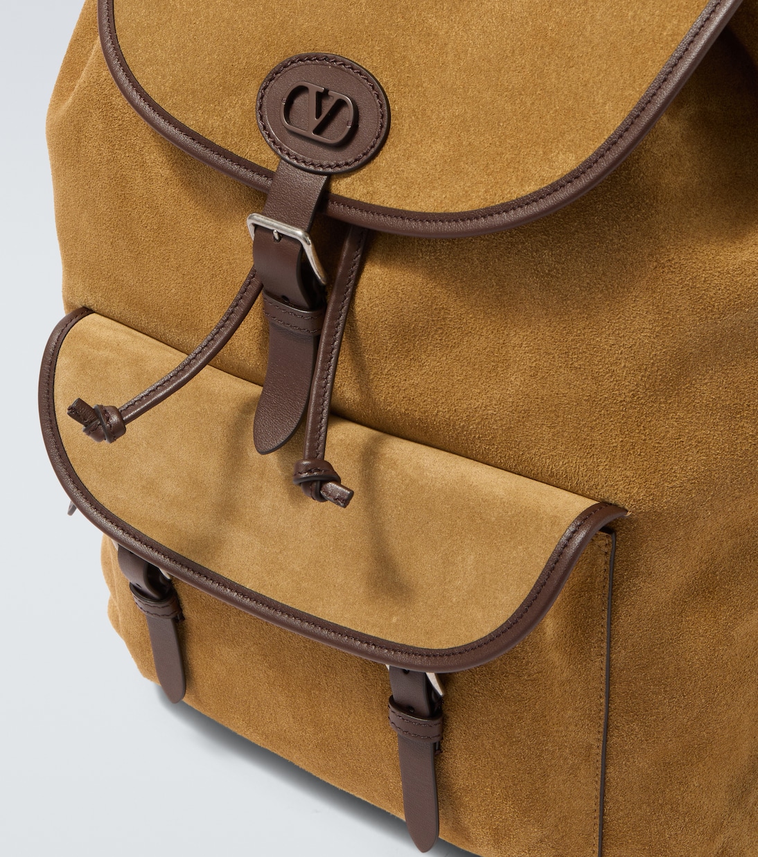 VLogo suede backpack | Valentino Garavani