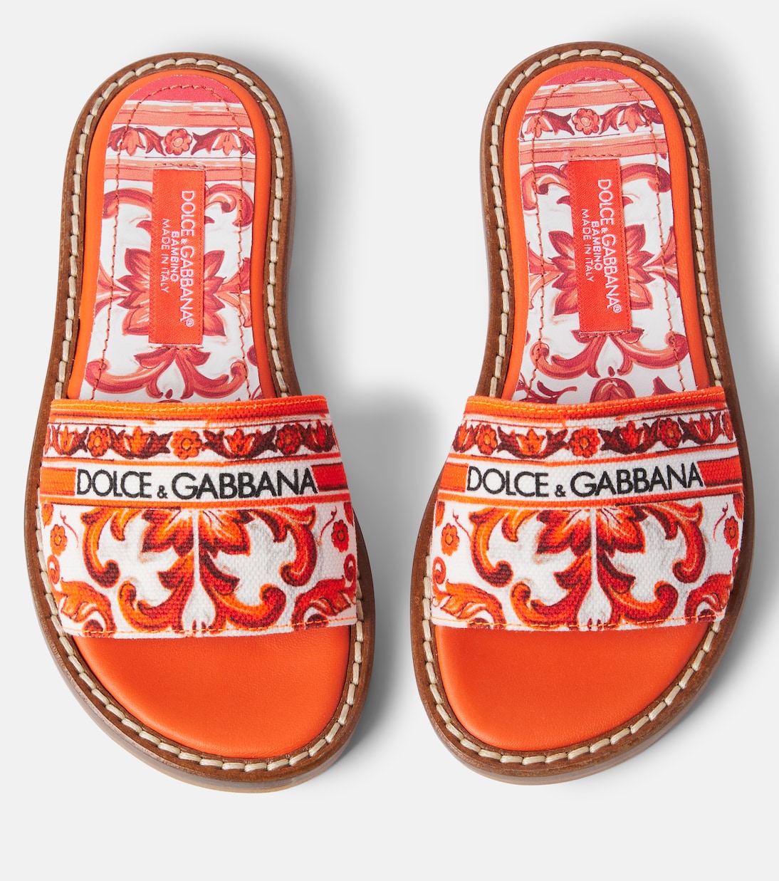 Majolica canvas slides | Dolce&Gabbana Kids