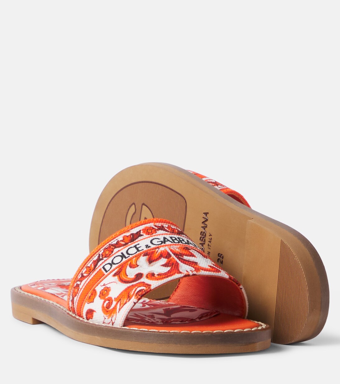 Majolica canvas slides | Dolce&Gabbana Kids