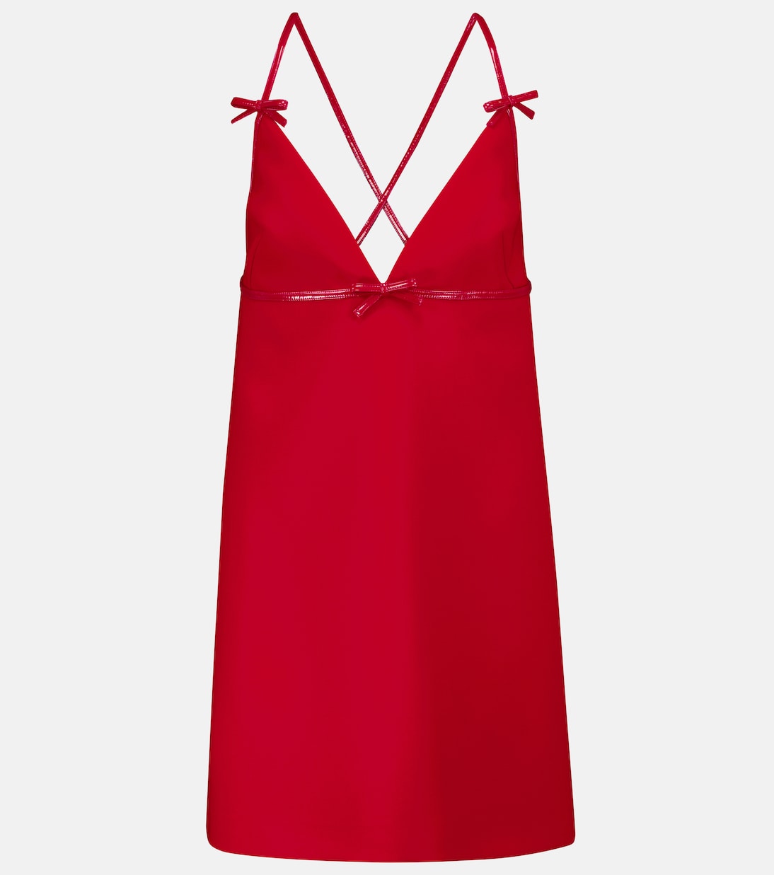 Sleeveless cady mini dress | Miu Miu