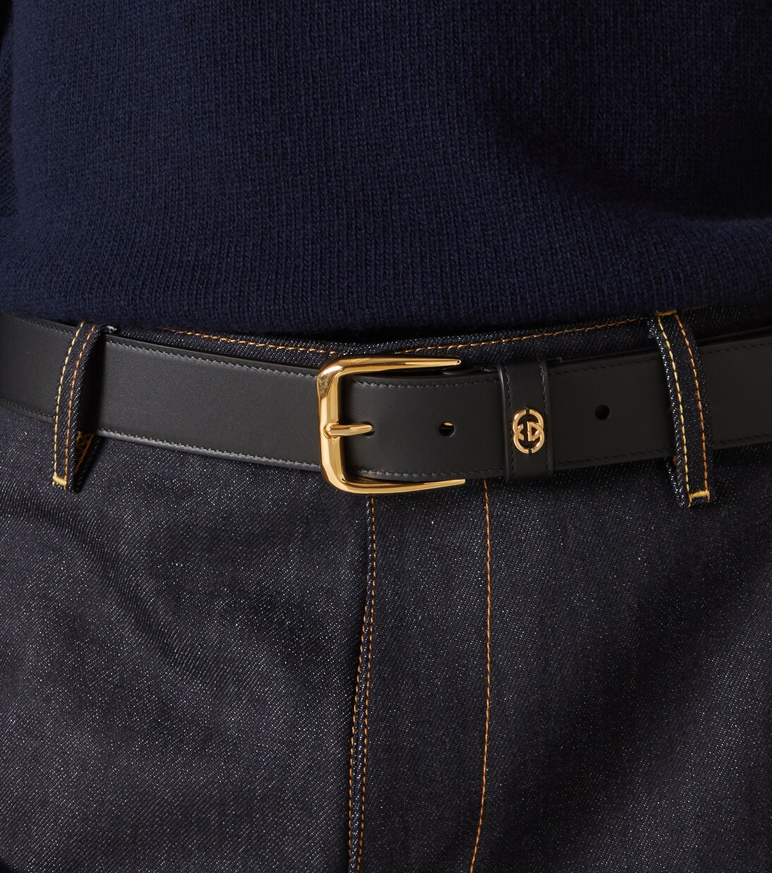 Interlocking G leather belt | Gucci