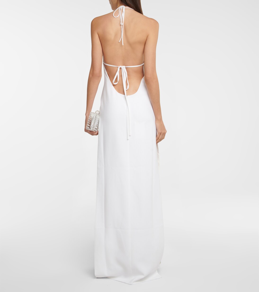 Robe longue en crêpe | Mônot