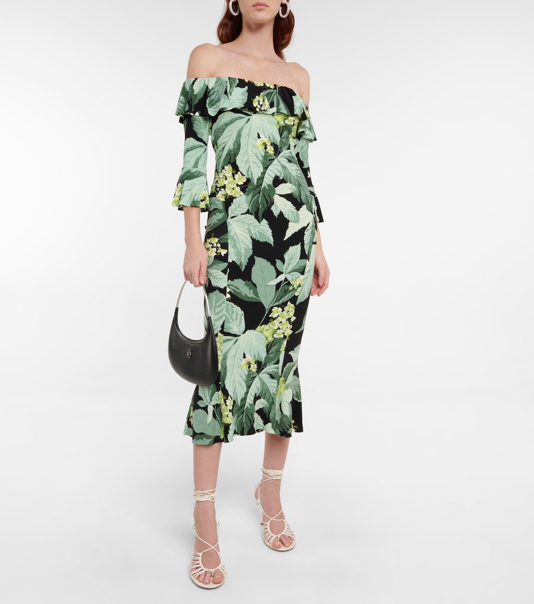 Bedrucktes Midikleid | Norma Kamali