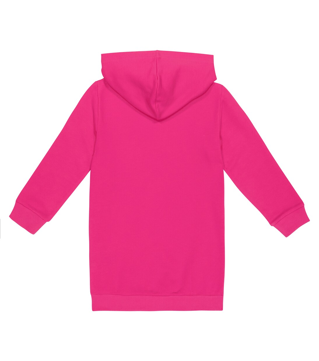 Logo cotton hoodie dress | Balmain Kids