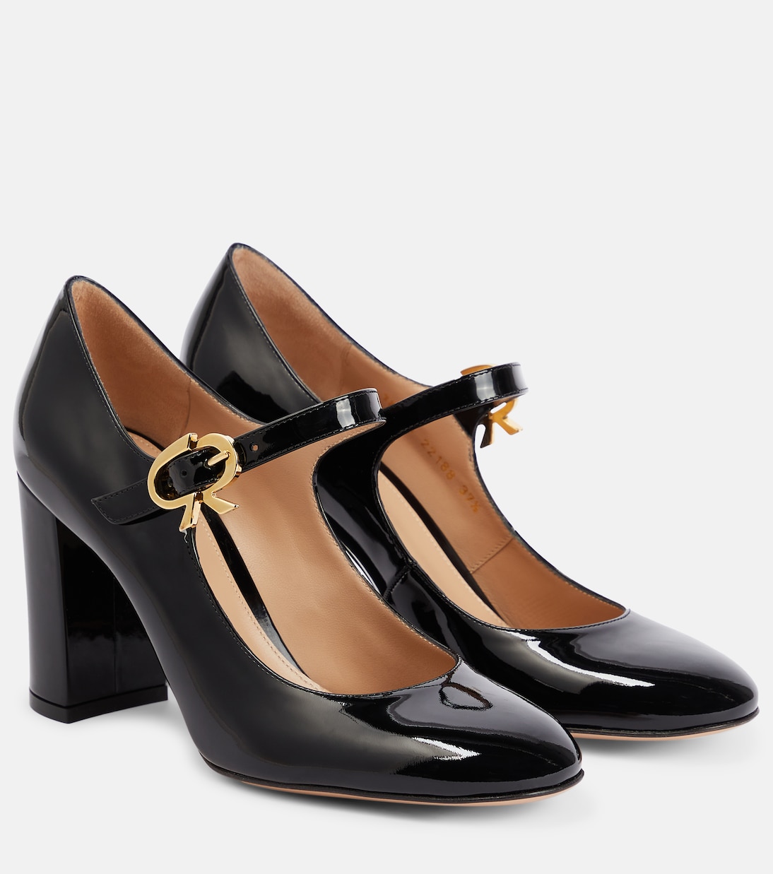Escarpins Mary Ribbon en cuir verni | Gianvito Rossi
