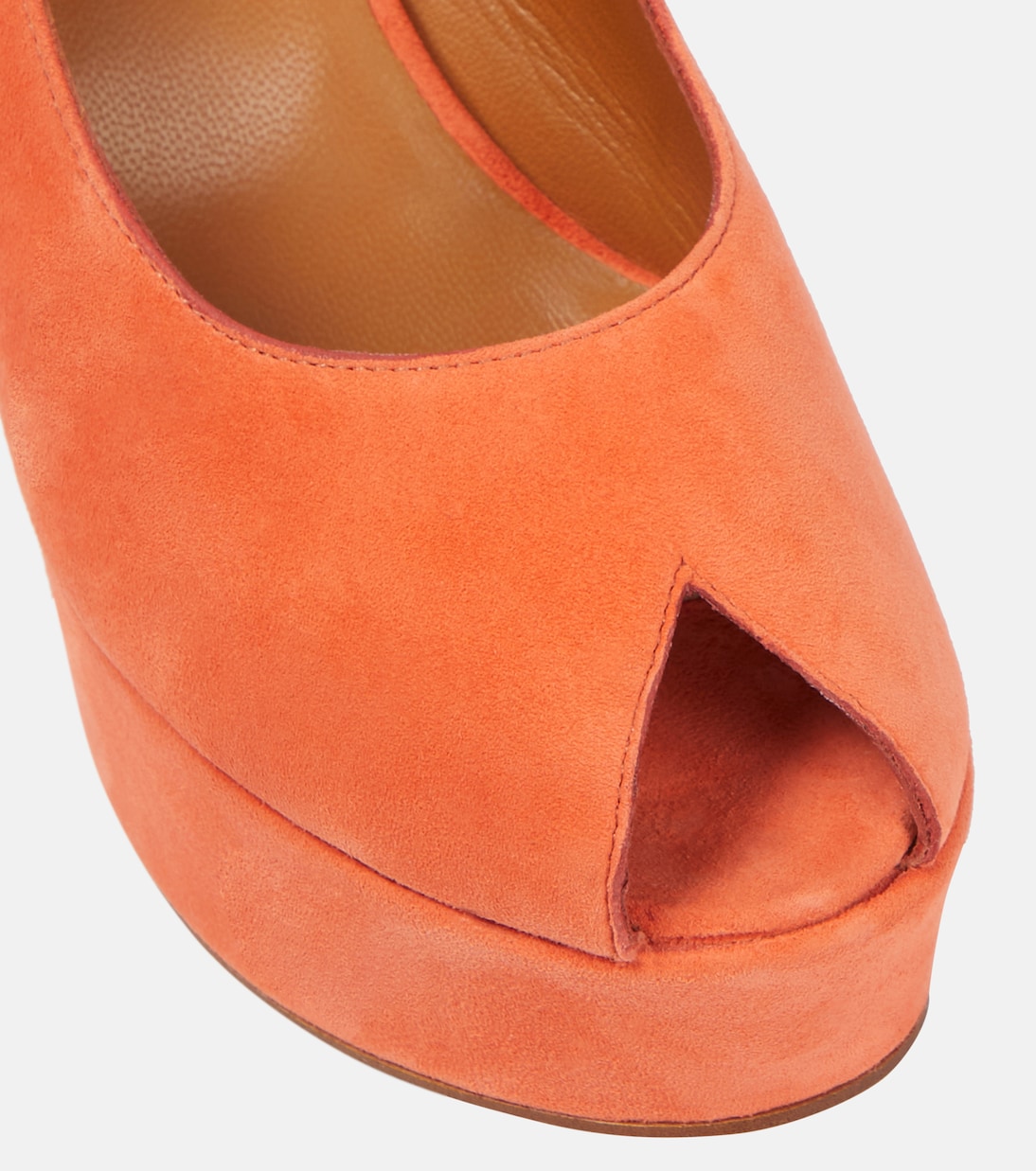 Plateausandalen Dylan aus Veloursleder | Clergerie