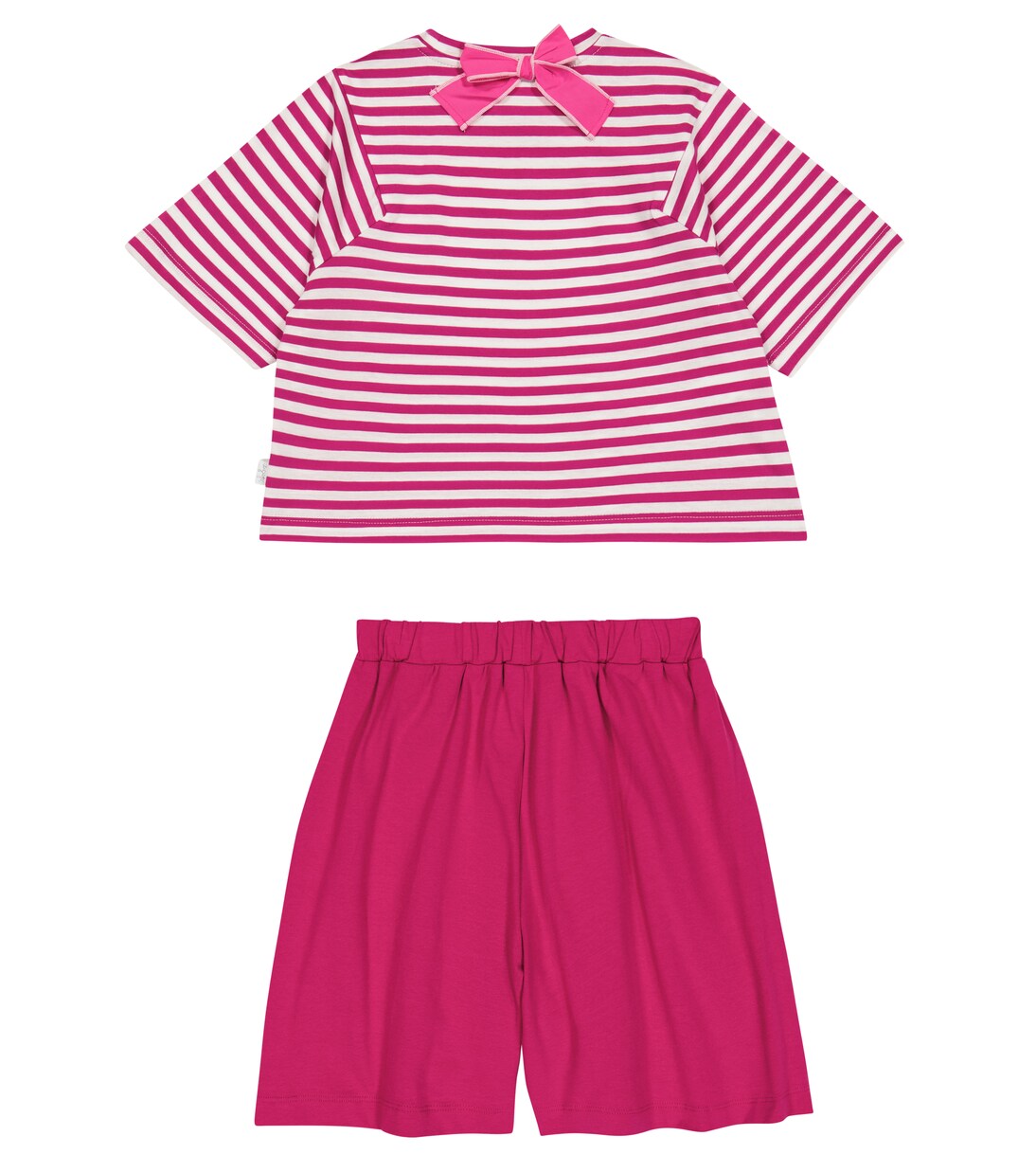 Cotton-blend T-shirt and shorts set | Il Gufo