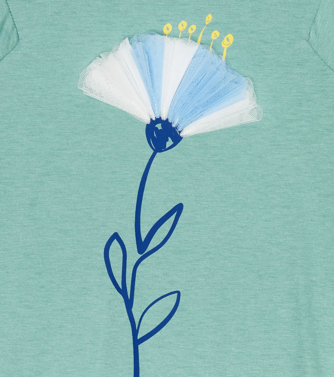 Floral cotton jersey dress | Il Gufo