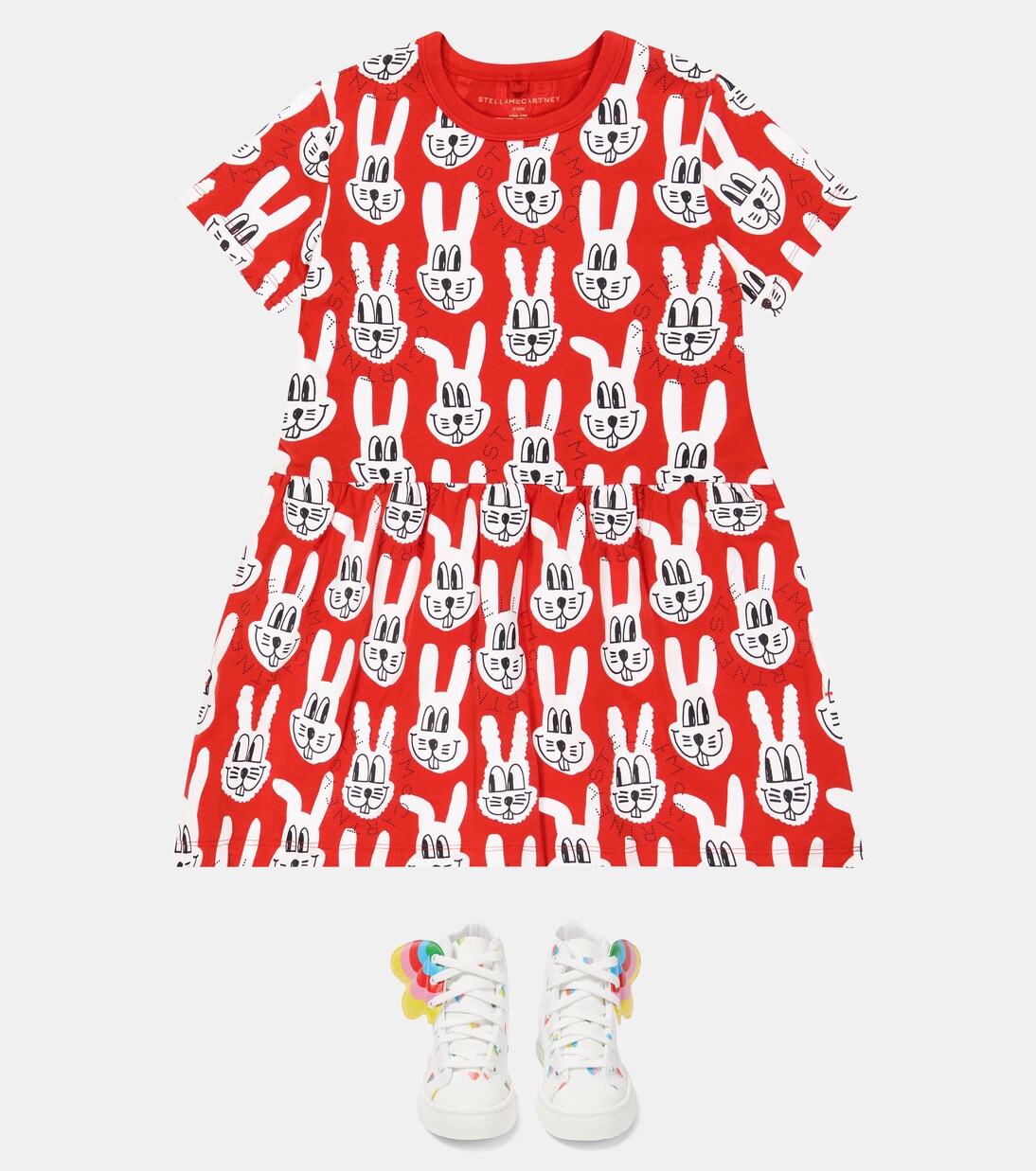 Printed cotton dress | Stella McCartney Kids
