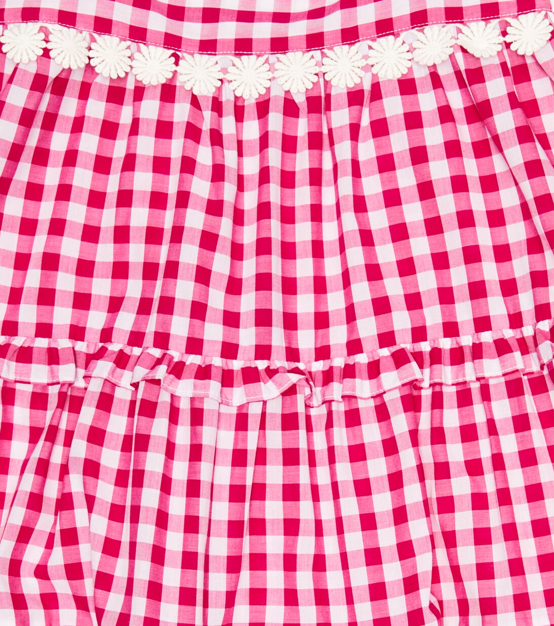 Embroidered gingham cotton dress | Tartine et Chocolat