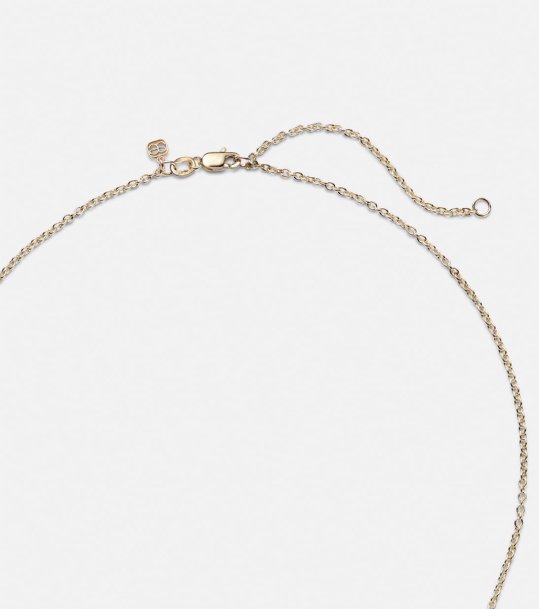 14kt gold necklace with diamonds | Sydney Evan