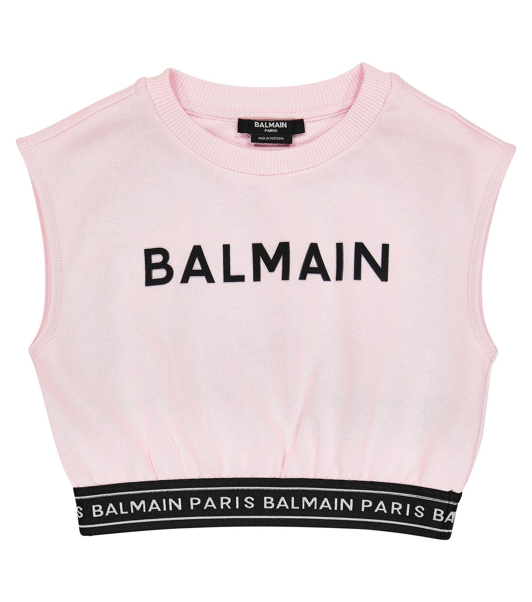 Logo cotton vest | Balmain Kids