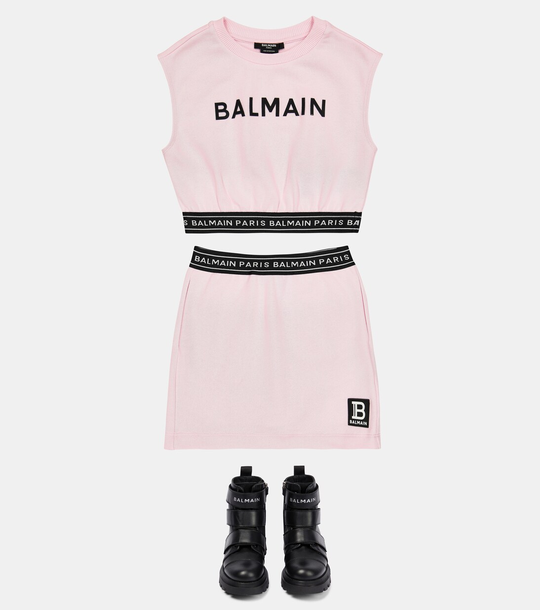 Logo cotton vest | Balmain Kids