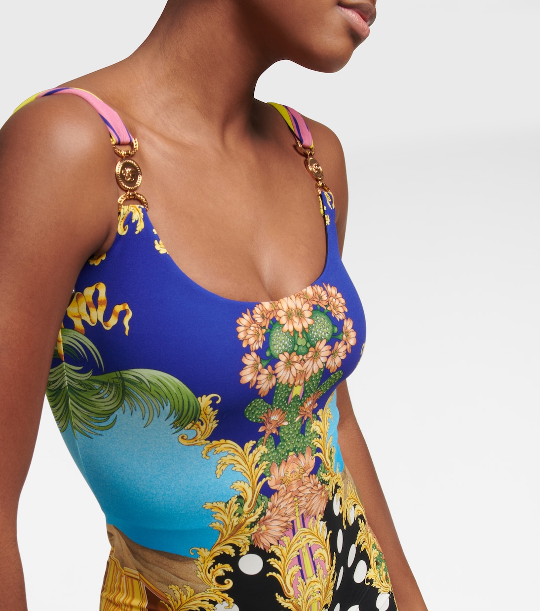 Medusa Palm Springs flared jumpsuit | Versace