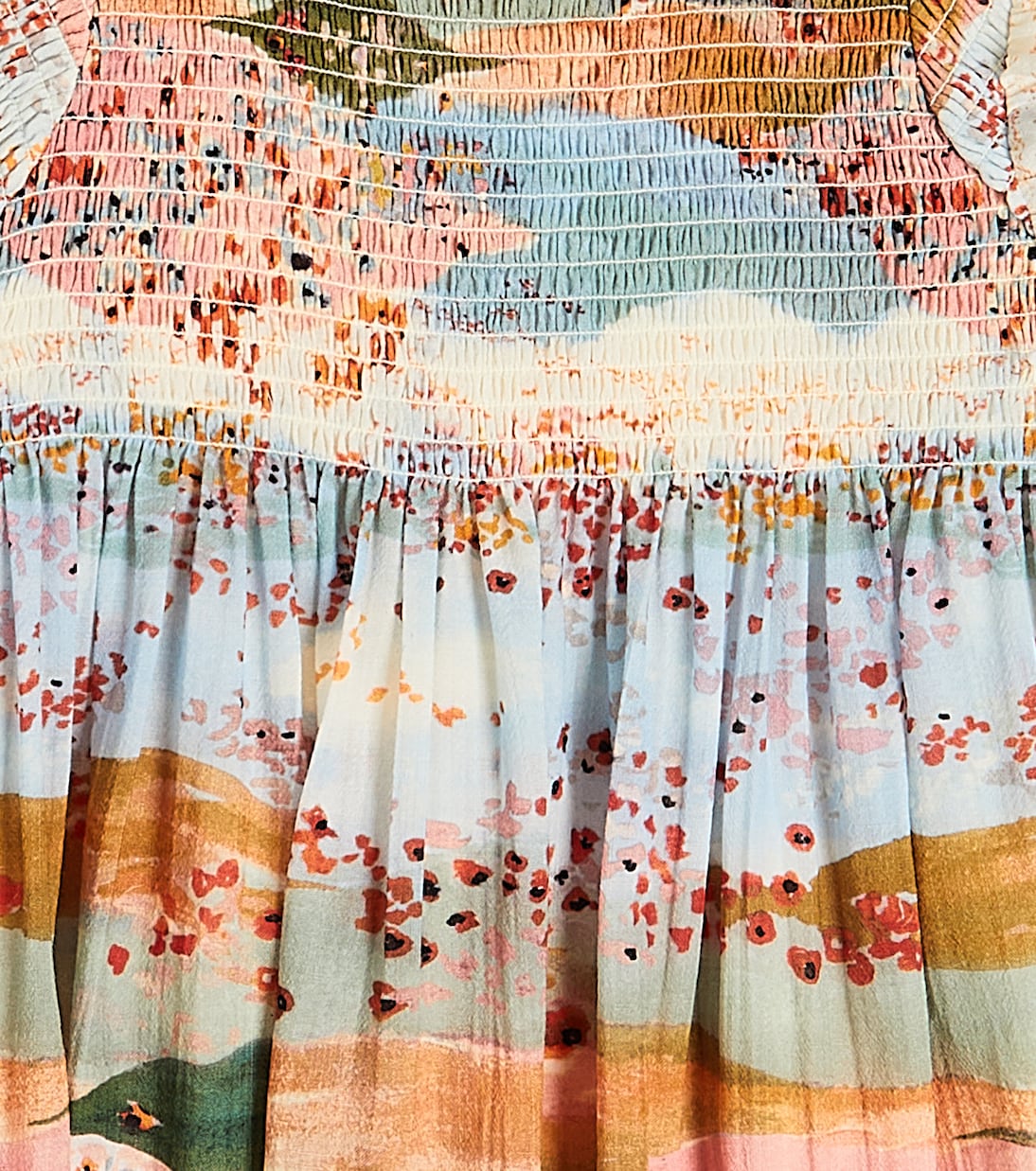 Printed cotton dress | Chloé Kids