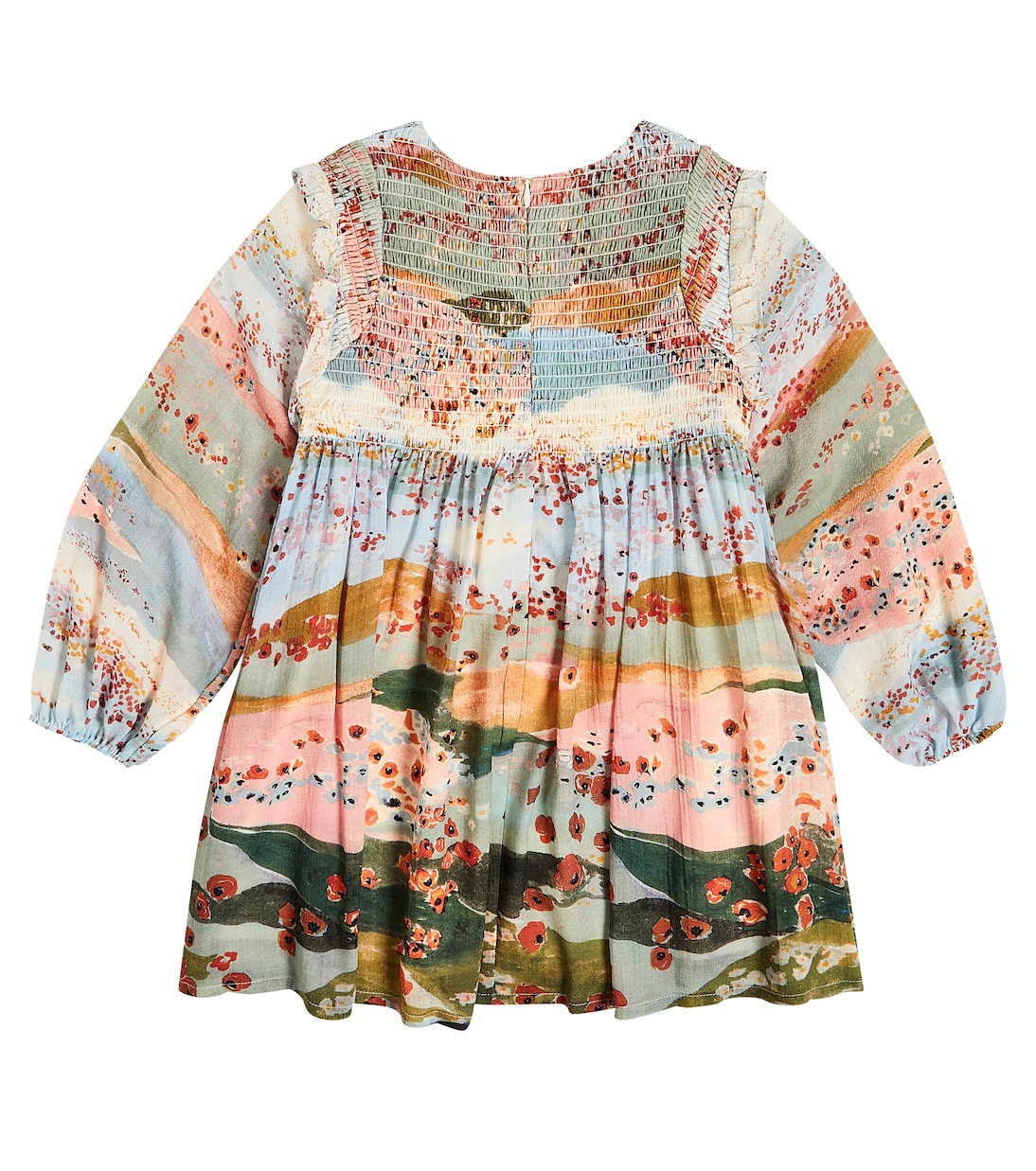 Printed cotton dress | Chloé Kids