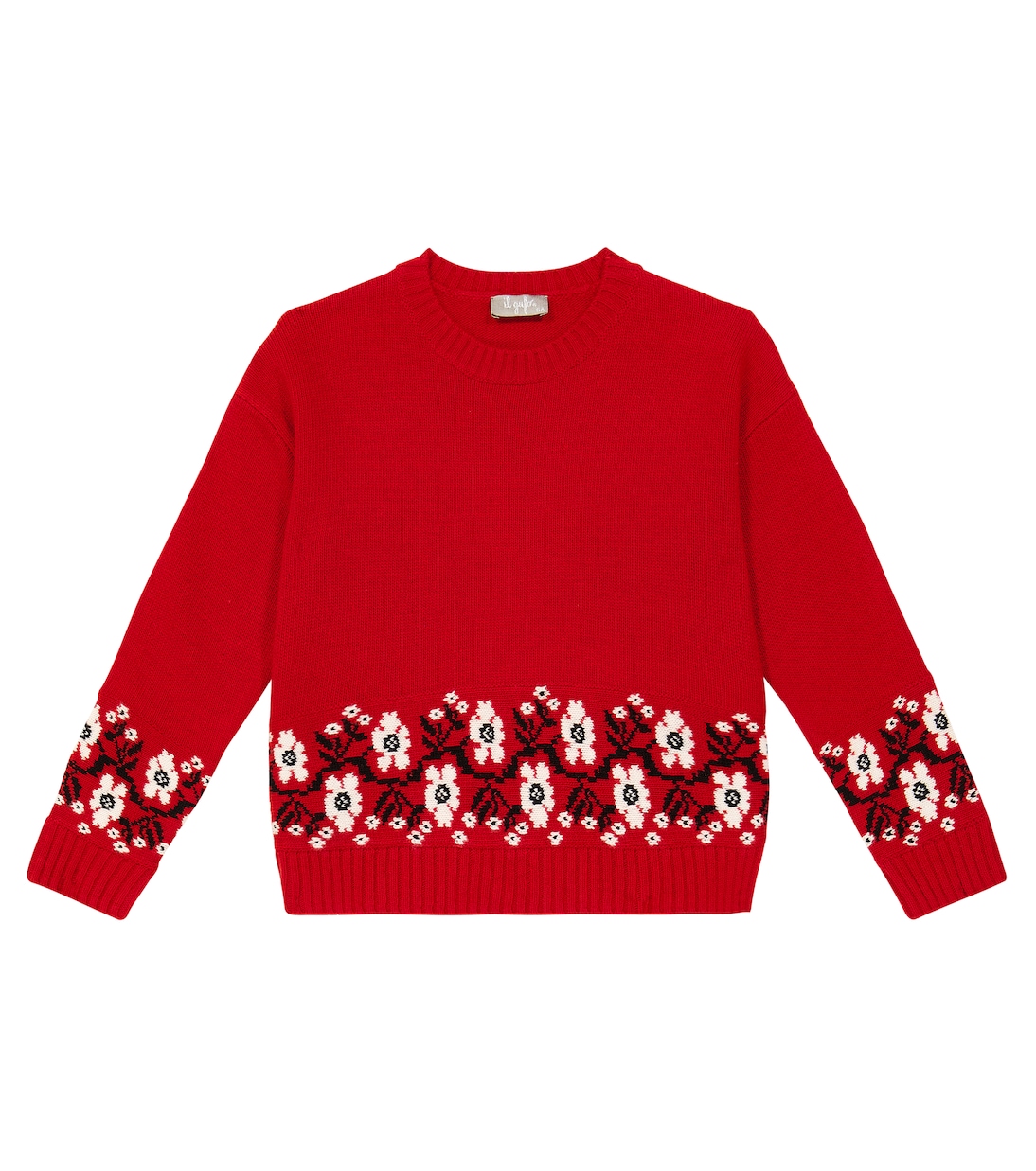 Intarsia virgin wool sweater | Il Gufo
