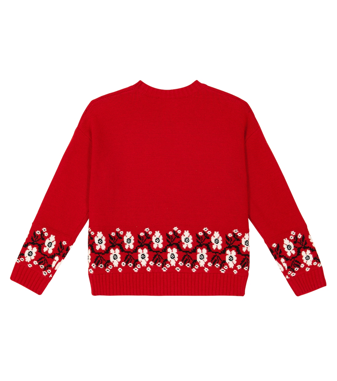 Intarsia virgin wool sweater | Il Gufo