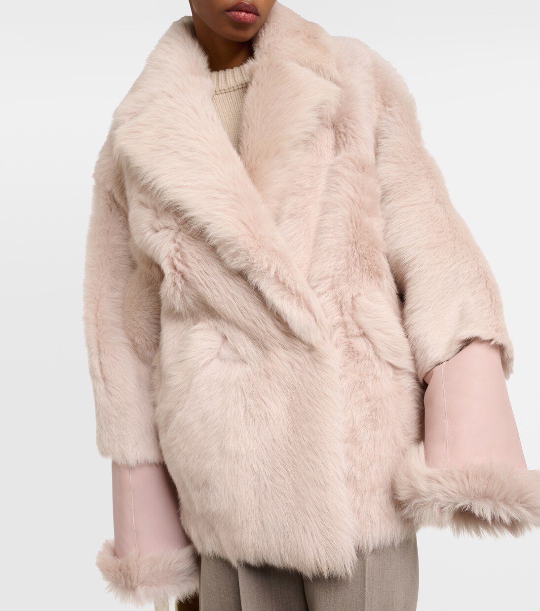 Jacke aus Shearling | Blancha