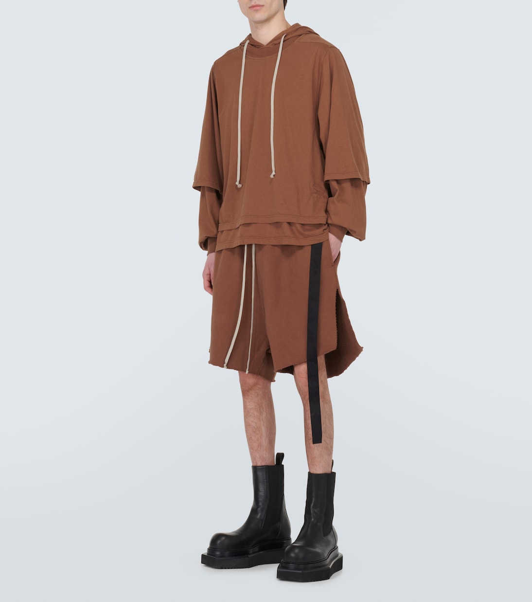 Shorts aus Baumwoll-Jersey | Rick Owens