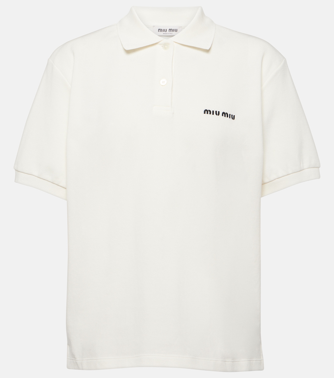 Hemd aus Baumwoll-Piqué | Miu Miu