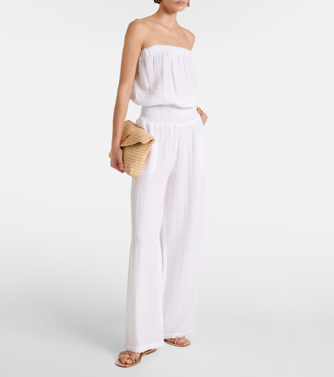 Combi-pantalon Naomi en coton | Melissa Odabash