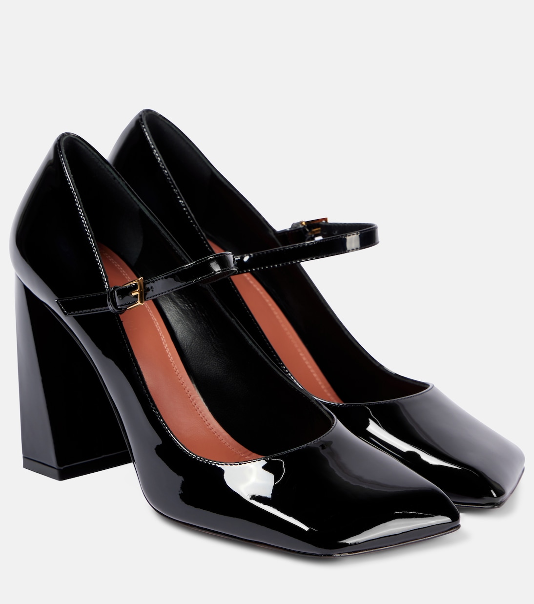 Mary-Jane-Pumps Charlotte 95 aus Lackleder | Amina Muaddi