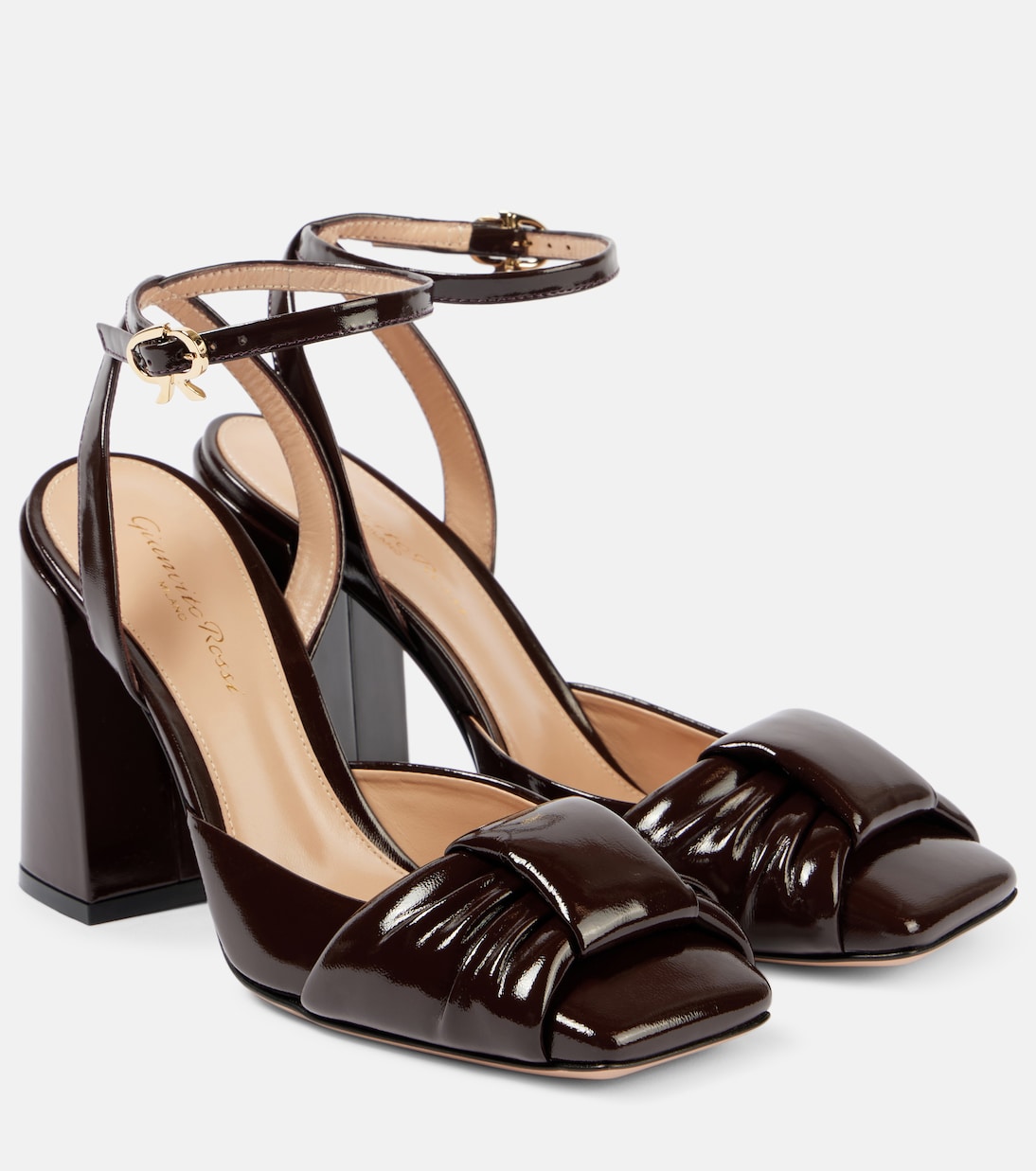 90 patent leather sandals | Gianvito Rossi